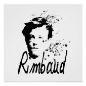 RIMBAUD Portrait Graphic Art Perfect Poster (Vorderseite)