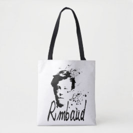RIMBAUD-Portrait mit Tinte-Tropfen-Allround-TB Tasche