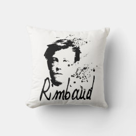 RIMBAUD Portrait Square Pillow Kissen