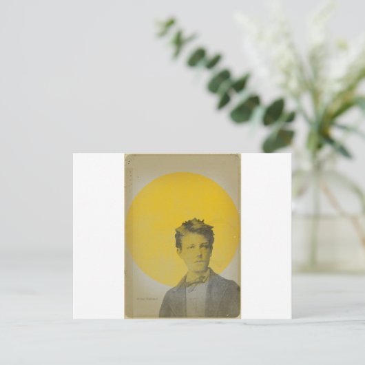 Rimbaud Postkarte (Stehend Vorderseite)