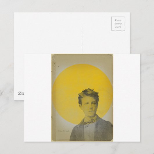 Rimbaud Postkarte (Vorne/Hinten)