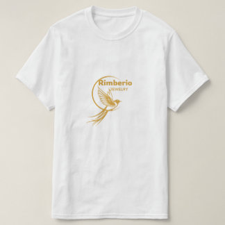 Rimberio Schmuck Luxus Gold Vogel Logo - Elegant M T-Shirt