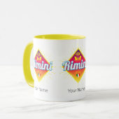 Rimini Emilia-Romagna Italien Retro Sunset Vintag Tasse (Vorderseite Links)