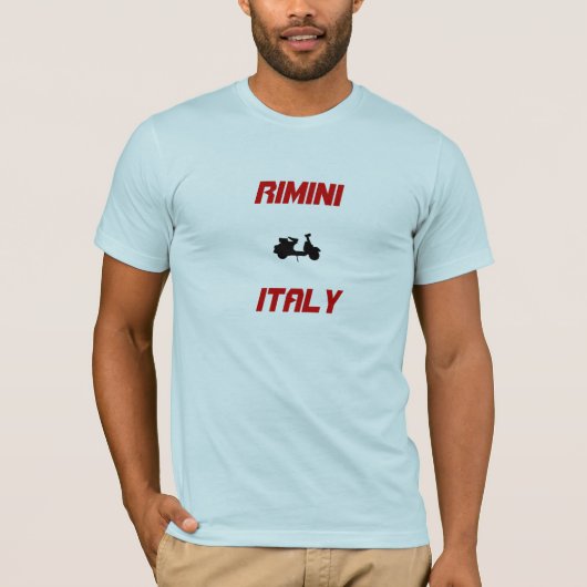 Rimini, Italien Scooter T-Shirt (Vorderseite)