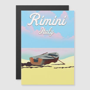 Rimini Italien Strandposter Magnetkarte