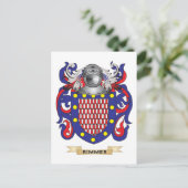 Rimmer-Wappen (Familienwappen) Postkarte (Stehend Vorderseite)