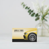 Rims n Tires Services Auto Business Card Visitenkarte (Stehend Vorderseite)