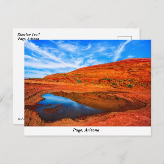 Rimview Trail Postkarte (Vorne/Hinten)