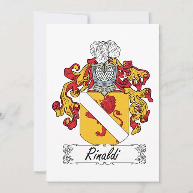 Rinaldi-Familienwappen (Vorderseite)