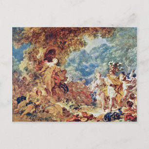 Rinaldo im Garten von Armida von Fragonard Jean Postkarte