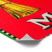 Rinaldo Macaroni LabelPhiladelphia, PA Poster (Ecke)