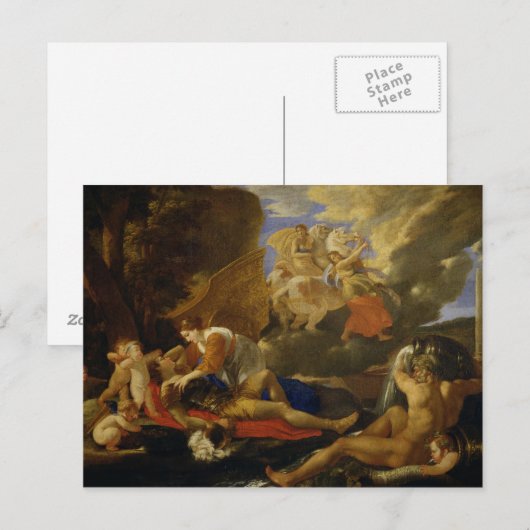 Rinaldo und Armida Postkarte (Vorne/Hinten)