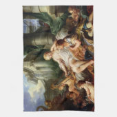 Rinaldo und Armida von François Boucher Geschirrtuch (Vertikal)