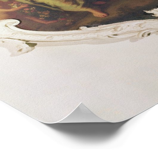 Rinaldo und Armida von "Gerusalemme Liberata" Poster (Ecke)