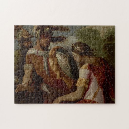 Rinaldo und das Spiegel-Schild, c.1650-55 Puzzle (Horizontal)