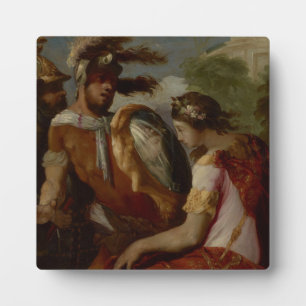 Rinaldo und der Spiegelschild, c.1650-55 Fotoplatte