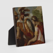 Rinaldo und der Spiegelschild, c.1650-55 Fotoplatte (Vorderseite)