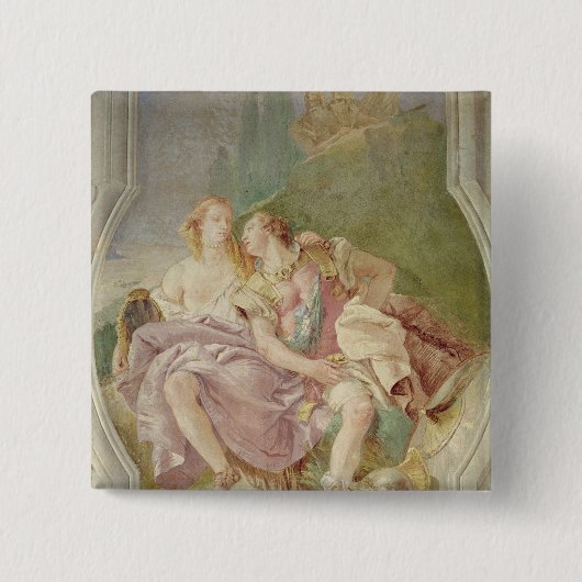 Rinaldo verzauberte durch Armida Button (Vorderseite)