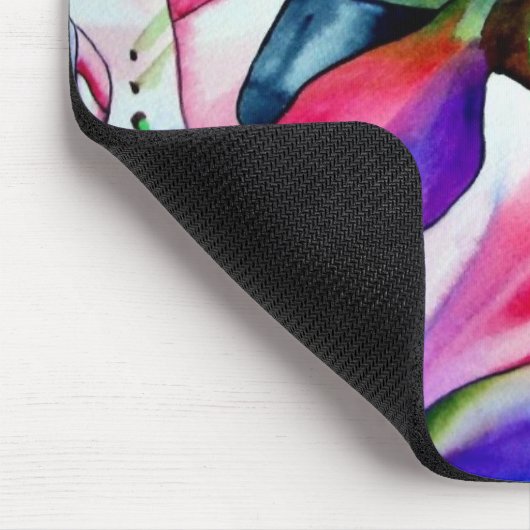 Rinbow Azalea Blume Aquarellmalerei Mousepad (Ecke)