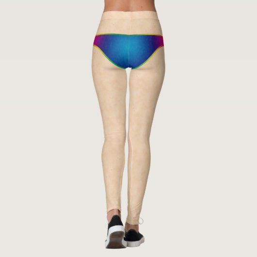 Rinbow Bikini und Hautfäule Leggings (Rückseite)