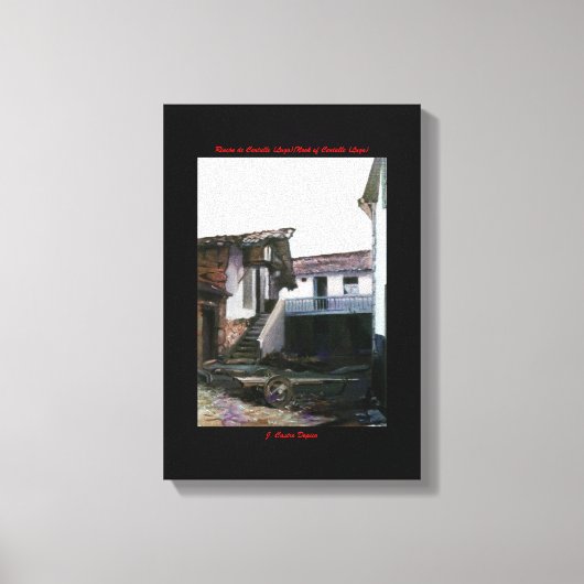 Rincón de Centulle (Lugo)/Nook of Centulle (Lugo) Leinwanddruck (Vorderseite)