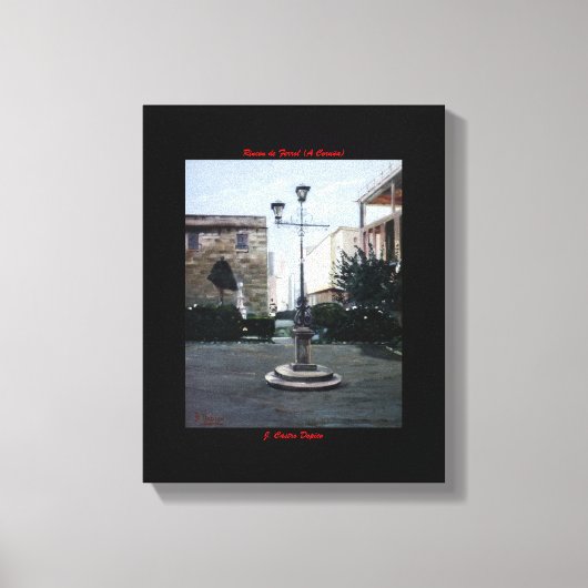 Rincón de Ferrol (A Coruña) Leinwanddruck (Vorderseite)