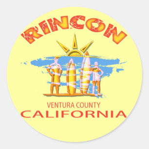 RINCON STRAND RUNDER AUFKLEBER