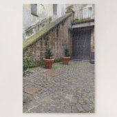 Rincon Suelo Empedrado y Macetas Orvieto Italia Puzzle (Vertikal)