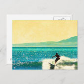 Rincon Surfer Postkarte (Vorne/Hinten)