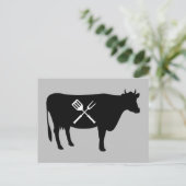 Rind King of Meats Food Lover Postkarte (Stehend Vorderseite)