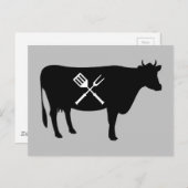 Rind King of Meats Food Lover Postkarte (Vorne/Hinten)