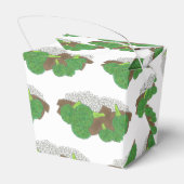 Rind und Broccoli, chinesisch mitgenommen Geschenkschachtel (Rückseite)