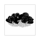 Rind und Broccoli Chinesisches Restaurant - Essen Gummistempel (Prägung)