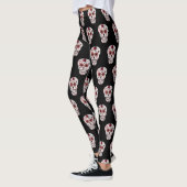 Rind- und Rotweinleder Leggings (Links)