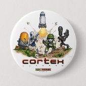 Rinden-Befehls-Spritzen-Knopf Button (Vorderseite)