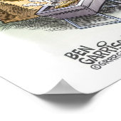 Rinder 19" x 13", Poster Semi glänzen (Ecke)