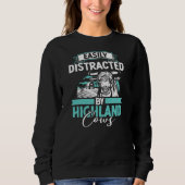 Rinder Bauer Highland Cow Sweatshirt (Vorderseite)