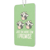 Rinder Bauer nur eine Kuh verspricht Kuh Autolufterfrischer (Links)