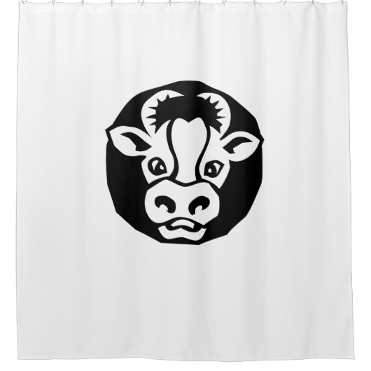Rinder Duschvorhang (Vorderseite)