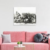 Rinder für Rent Leinwanddruck (Insitu (Wohnzimmer))