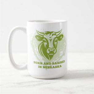 Rinder geboren und aufgezogen kaffeetasse