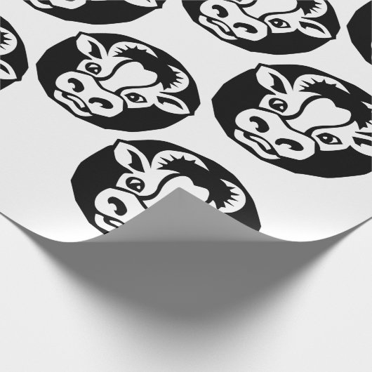 Rinder Geschenkpapier (Ecke)