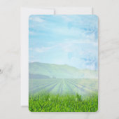 Rinder, Honeysuckles und Hummingbirds Einladung (Rückseite)