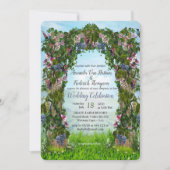 Rinder, Honeysuckles und Hummingbirds Einladung (Vorderseite)