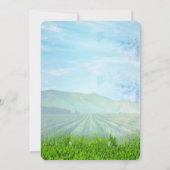 Rinder, Honeysuckles und Hummingbirds Einladung (Rückseite)