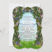 Rinder, Honeysuckles und Hummingbirds Einladung (Vorderseite)