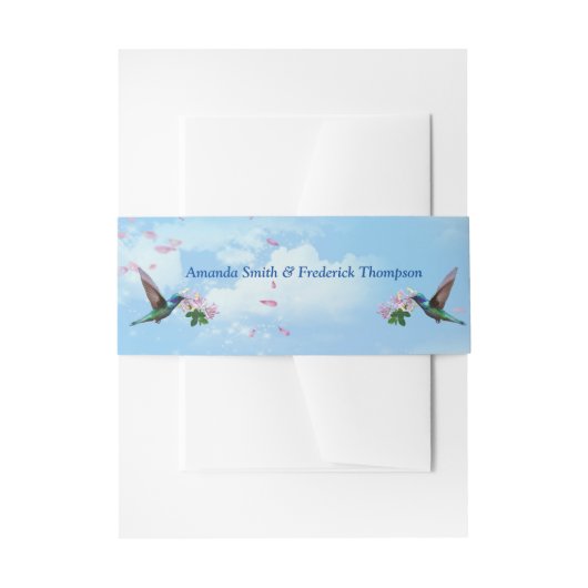 Rinder, Honeysuckles und Hummingbirds Einladungsbanderole (Vorderseite Beispiel)