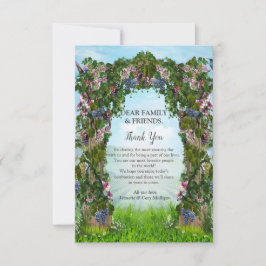 Rinder, Honeysuckles und Hummingbirds RSVP Karte