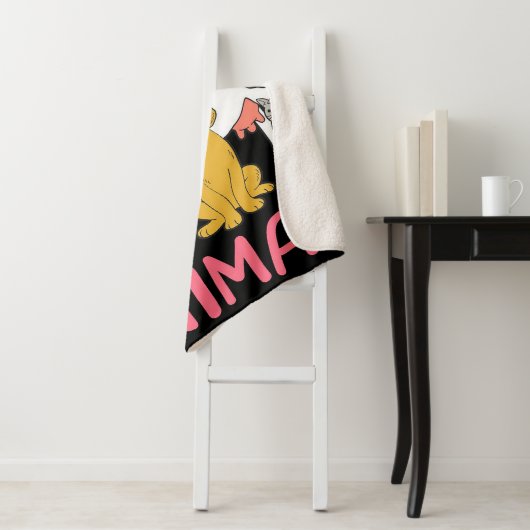 Rinder Hühnerhund |Deckengeschenk für Kuhliebhaber Sherpadecke (Beispiel)