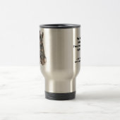 Rinder Hund / Ehefrau Travel Mug Reisebecher (Mittel)